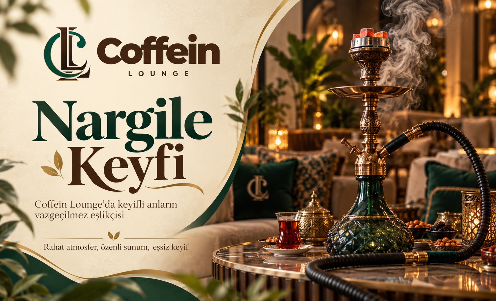 Coffein Lounge’da Nargile Keyfi – Eşsiz Atmosfer, Keyifli Anlar!